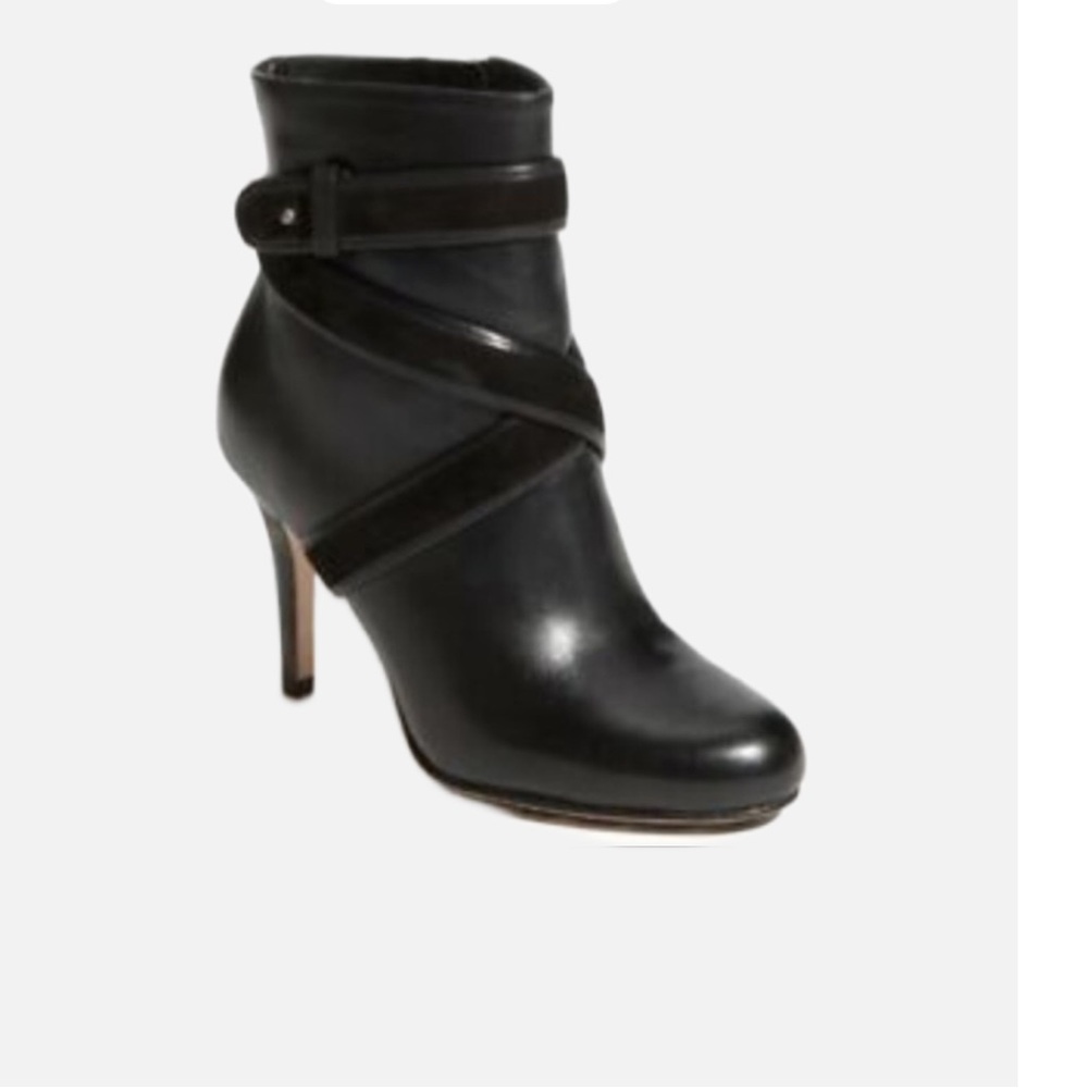 Cole Haan Women's Air Talia Boot Size 11 Black Leather High Heel Bootie